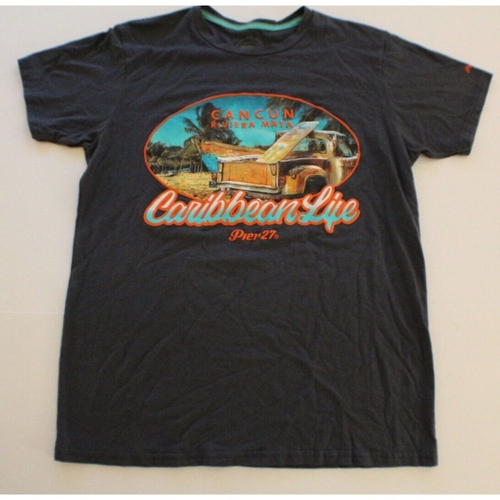 Cancun‎ Riviera Maya Caribbean Life Pier 27 Size XL Shirt